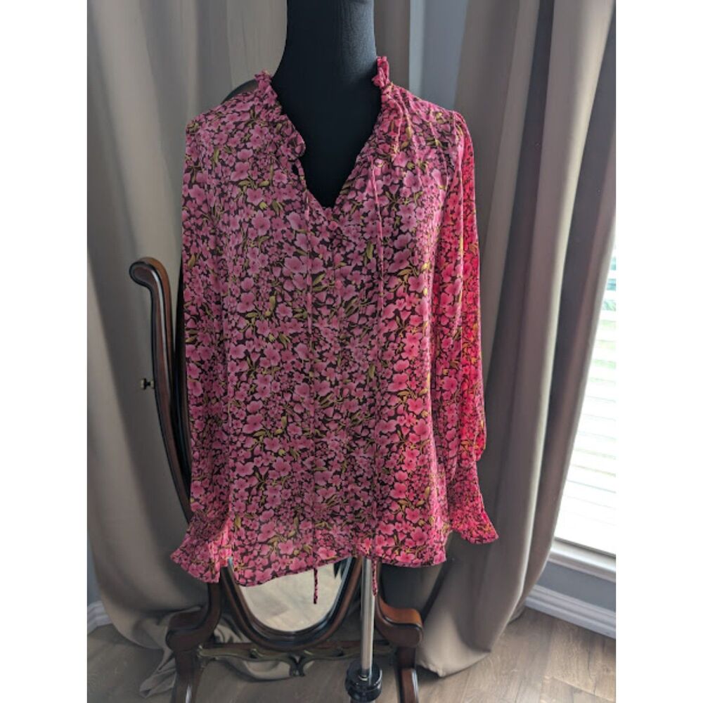 Pink Floral Top